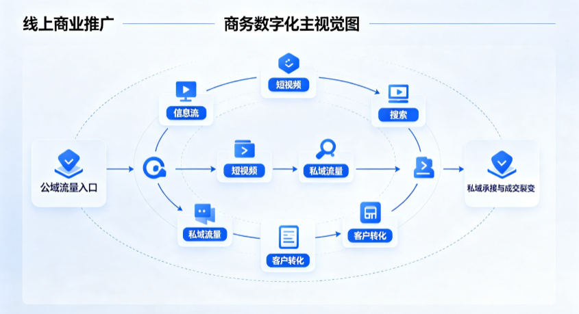 岳西县线上商业推广怎么做？全域流量闭环搭建与低成本转化实战指南